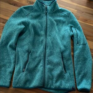 L.L. Bean Teal Women’s Jacket Full-Zip Design